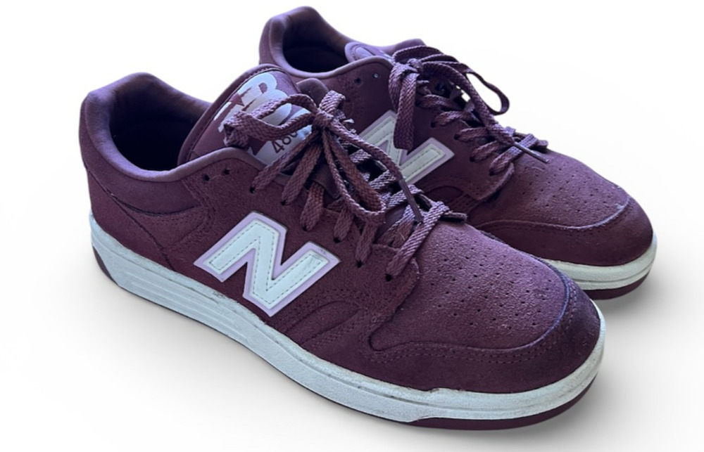 New Balance 480 Sneakers Burgundy Retro Court Skate Size 7.5M 9W Unisex Street